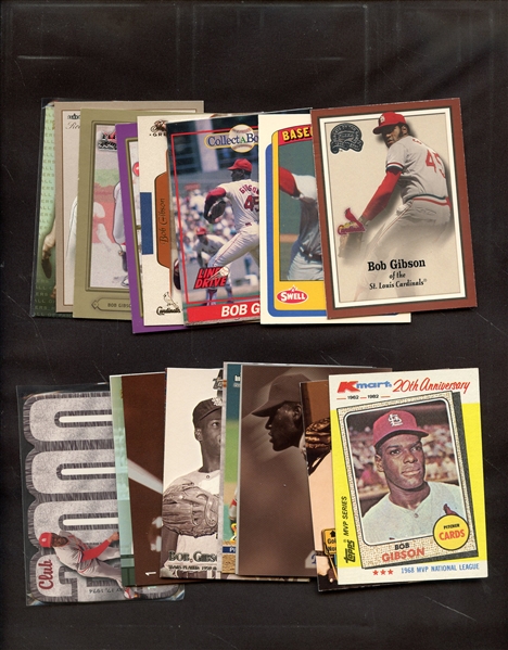 (21) DIFFERENT BOB GIBSON LOT