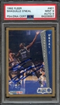 1992 FLEER 401 SIGNED SHAQUILLE ONEAL PSA MINT 9 PSA/DNA AUTO 9