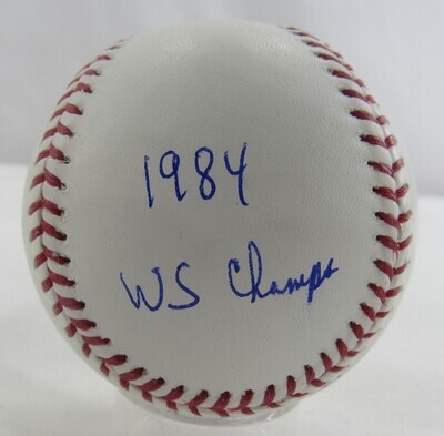 Alan Trammell Signed Auto Autograph Rawlings Baseball w/ Stat Insc JSA Witness COA