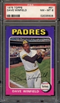 1975 TOPPS 61 DAVE WINFIELD PSA NM-MT 8