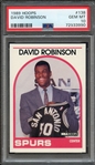 1989 HOOPS 138 DAVID ROBINSON PSA GEM MT 10