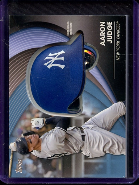 2022 TOPPS COMMEMORATIVE BATTING HELMET  AARON JUDGE
