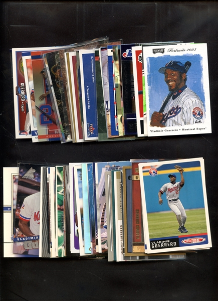 (71) DIFFERENT VLADIMIR GUERRERO BASEBALL CARD LOT