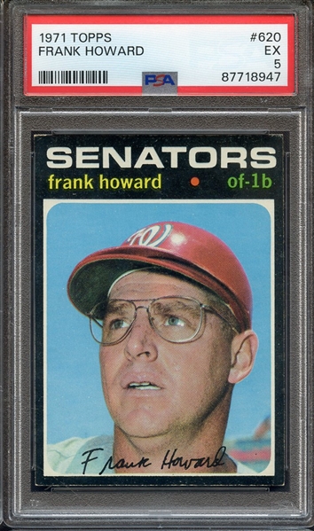 1971 TOPPS 620 FRANK HOWARD PSA EX 5