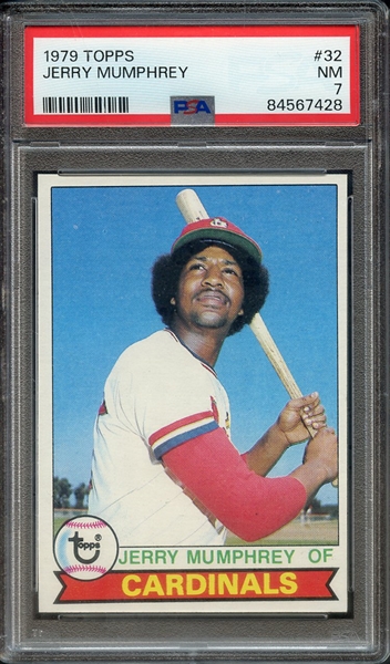 1979 TOPPS 32 JERRY MUMPHREY PSA NM 7