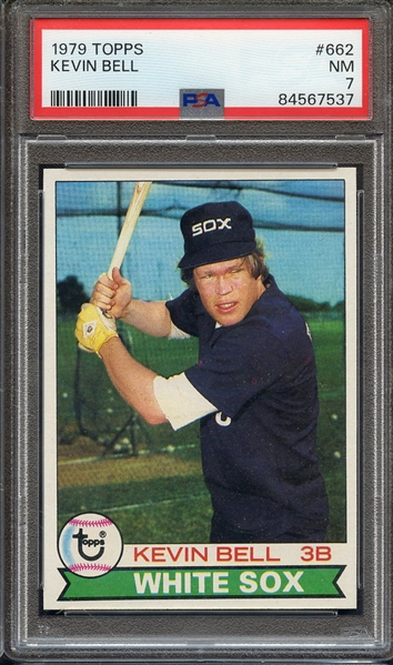 1979 TOPPS 662 KEVIN BELL PSA NM 7