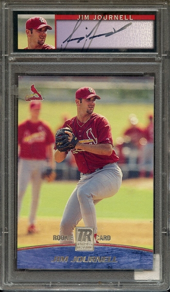 2001 TOPPS RESERVE 112 JIM JOURNELL PSA NM-MT 8