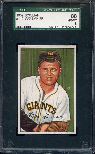 1952 BOWMAN 110 MAX LANIER SGC NM/MT 88 / 8