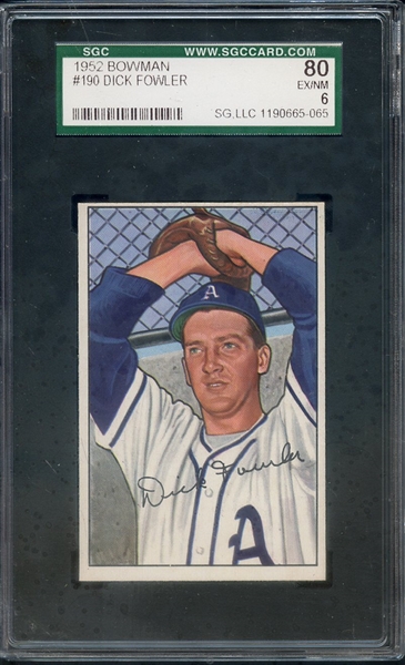 1952 BOWMAN 190 DICK FOWLER SGC EX/MT 80 / 6