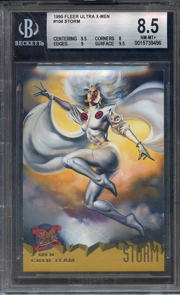 1995 FLEER ULTRA X-MAN 104 STORM BGS NM-MT+ 8.5