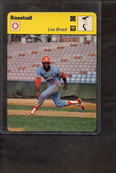 1978 SPORTSCASTER LOU BROCK
