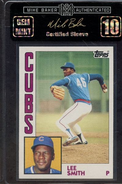 1984 TOPPS 176 LEE SMITH MBA GEM MINT 10