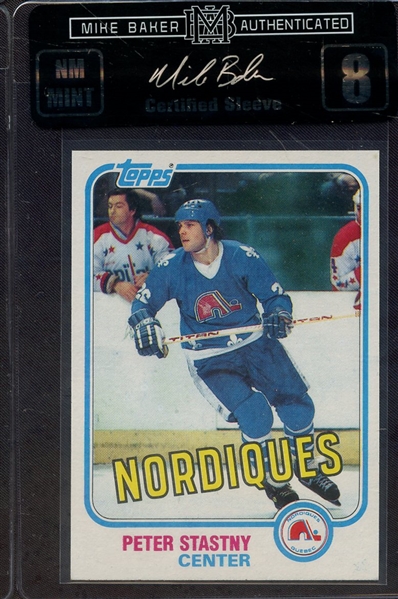 1981 TOPPS 39 PETER STASTNY MBA NM-MT 8