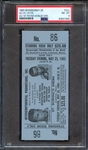 1965 BOXING-FULL TICKET ALI VS. LISTON ALI 1ST ROUND KO/BLUE VAR. PSA NM-MT 8