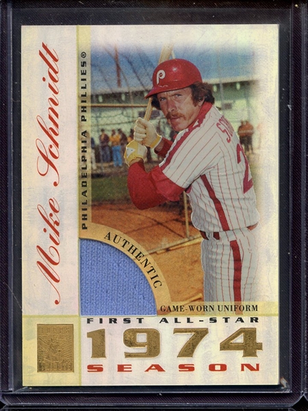 2003 TOPPS TRIBUTE MIKE SCHMIDT GAME USED JERSEY
