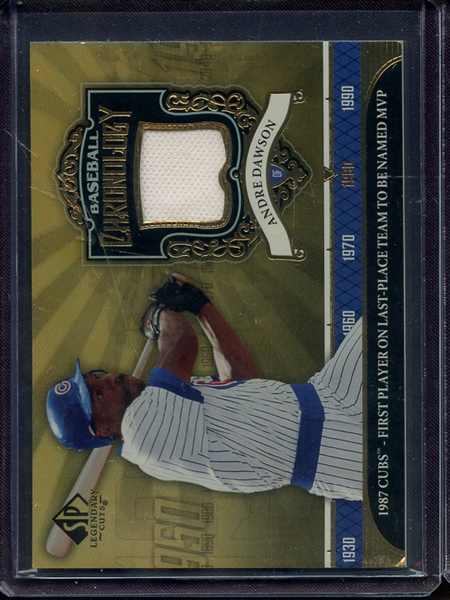2006 SP LEGENDARY CUTS ANDRE DAWSON GAME USED JERSEY