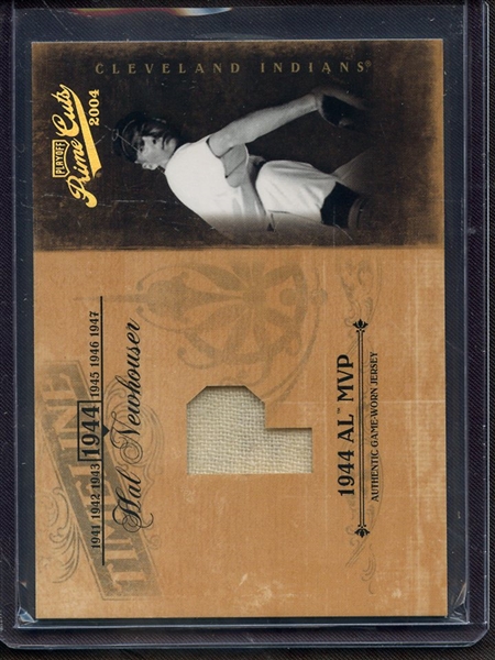 2004 PLAYOFF PRIME CUTS HAL NEWHOWSER GAME USED JERSEY 03/16