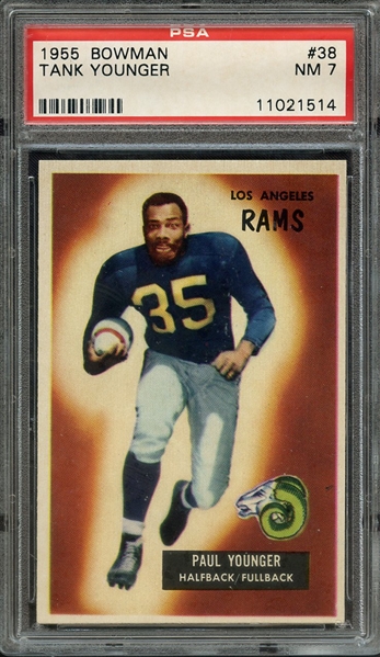 1955 BOWMAN 38 TANK YOUNGER PSA NM 7