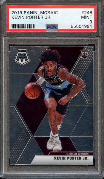 2019 PANINI MOSAIC 248 KEVIN PORTER JR. PSA MINT 9