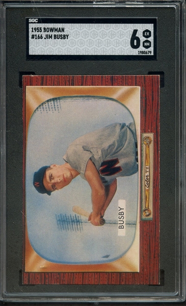 1955 BOWMAN 166 JIM BUSBY SGC EX-MT 6