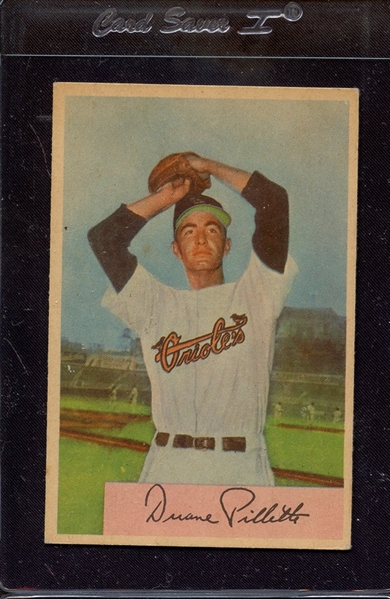 1954 BOWMAN 133 DUANE PILLETTE