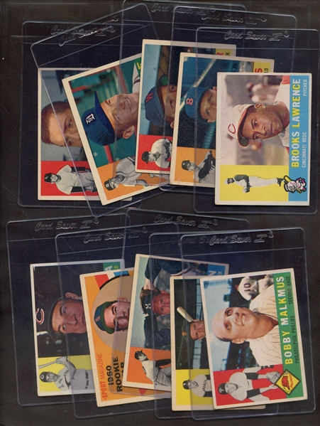 (10) 1960 TOPPS BASEBALL LOT