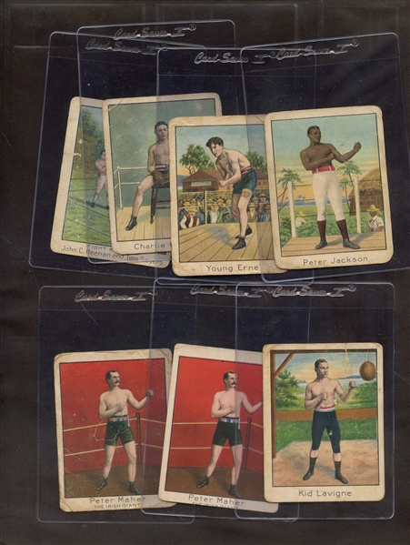 1910 MECCA BOXING LOT W PETER JACKSON