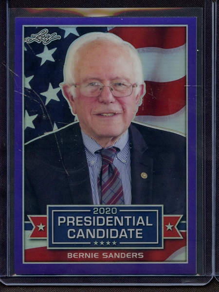 2019 LEAF 2020 PRESIDENTIAL CANDIDATE PRISMATIC PURPLE BERNIE SANDERS 4/25