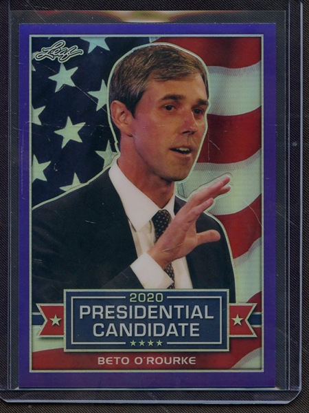 2019 LEAF 2020 PRESIDENTIAL CANDIDATE PRISMATIC PURPLE BETO O'ROURKE 4/25