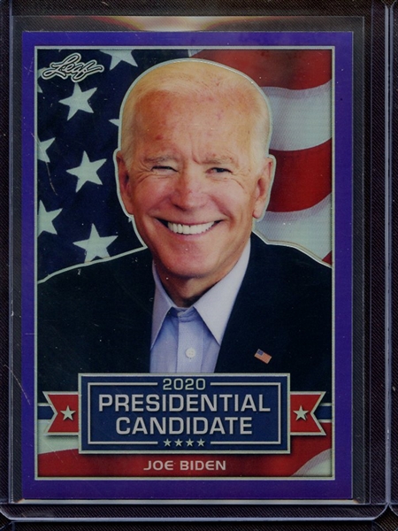 2019 LEAF 2020 PRESIDENTIAL CANDIDATE PRISMATIC PURPLE JOE BIDEN 4/25