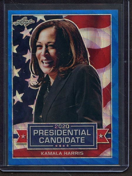 2019 LEAF 2020 PRESIDENTIAL CANDIDATE BLUE PRISMATIC WAVE KAMALA HARRIS 9/20