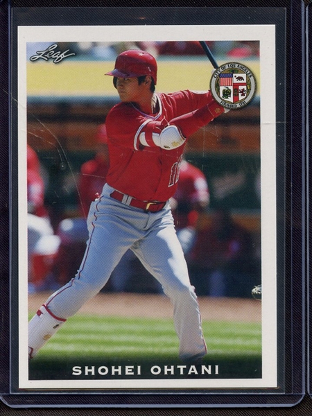 2018 LEAF NATIONAL COLLECTORS CONVENTION NSCC ROOKIE-01 SHOHEI OHTANI