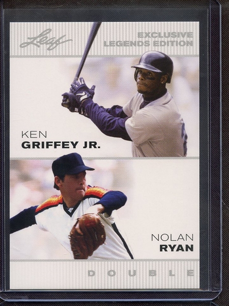 2022 LEAF EXCLUSIVE LEGENDS KEN GRIFFEY JR NOLAN RYAN