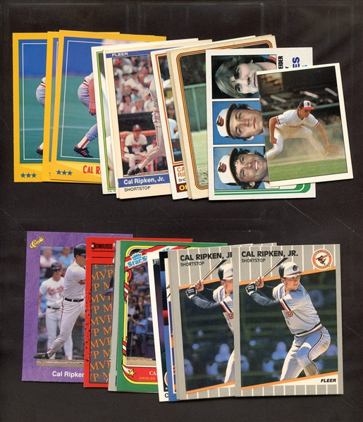 (20) CAL RIPKEN LOT W/ TOPPS & FLEER ROOKIES