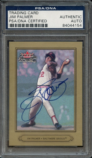 2002 FLEER FALL CLASSIC SIGNED JIM PALMER PSA/DNA AUTO AUTHENTIC