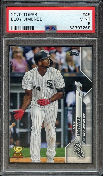 2020 TOPPS 49 ELOY JIMENEZ PSA MINT 9