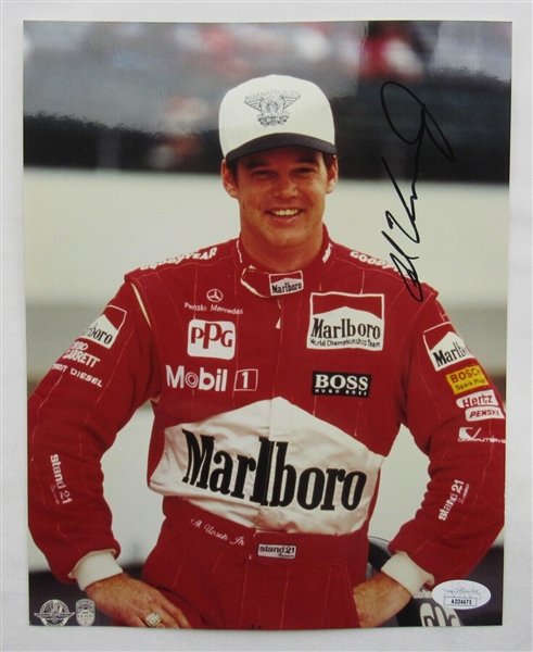 Al Unser Jr Signed Auto Autograph 8x10 Photo JSA AD34675