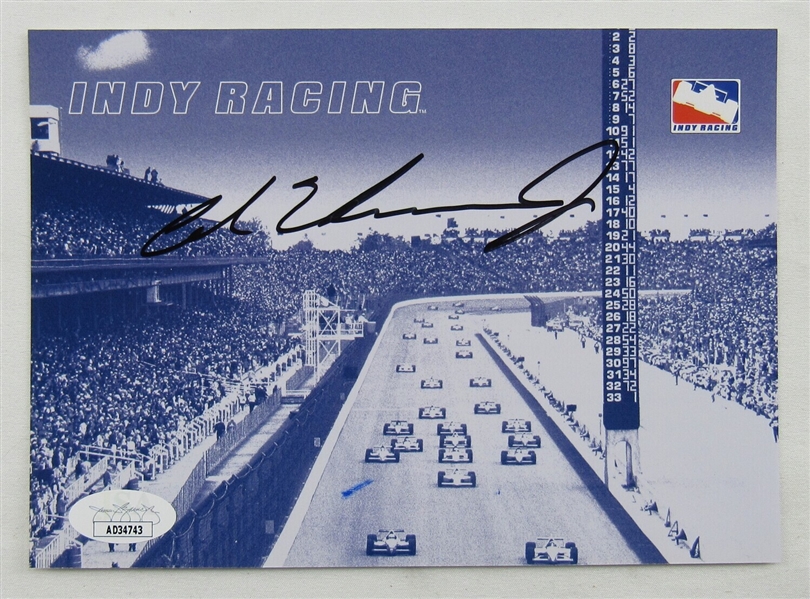 Al Unser Jr Signed Auto Autograph 5x7 Photo JSA AD34743