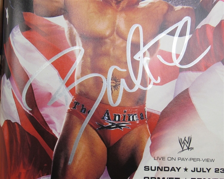 Shawn Michaels Batista John Cena Carlito Maria Kanellis Signed WWE WWF Magazine July 2006 JSA UU73765