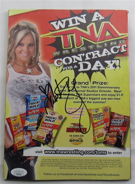 Velvet Sky Signed WWE WWF Magazine June 2011 JSA TT80059