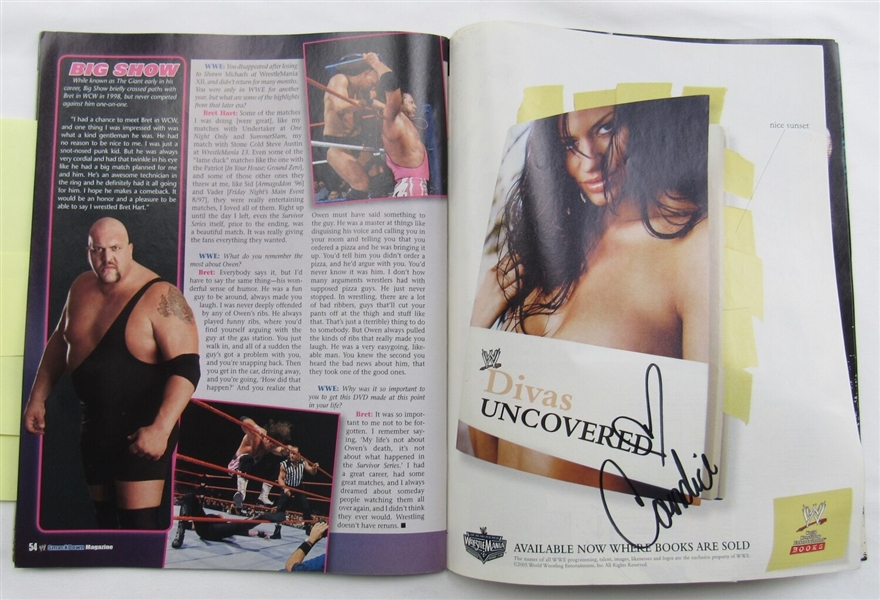 Bobby Lashley John Cena Batista +4 Signed WWE WWF Magazine January 2006 JSA UU73685