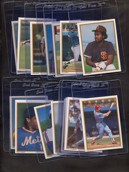 (15) 1987 TOPPS GLOSSY BASEBALL LOT W/ GWYNN SCHMIDT BOGGS MURRAY