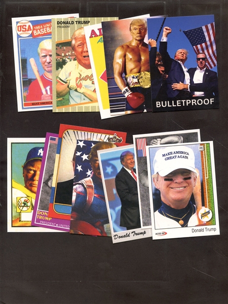 (12) ACEO DONALD TRUMP CARD SET