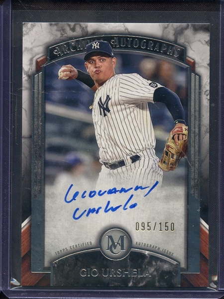 2022 TOPPS ARCHIVAL AUTOGRAPHS GIO URSHELA 095/150