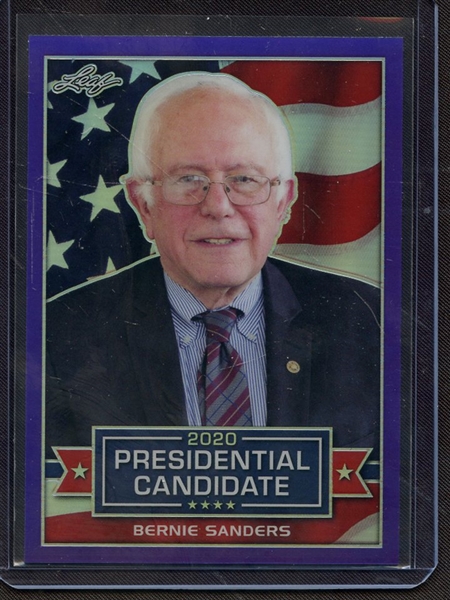 2019 LEAF 2020 PRESIDENTIAL CANDIDATE PURPLE PRISMATIC BERNIE SANDERS 7/25