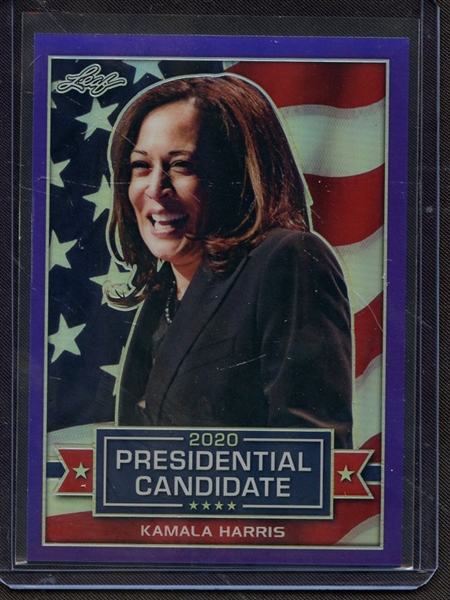 2019 LEAF 2020 PRESIDENTIAL CANDIDATE PURPLE PRISMATIC KAMALA HARRIS 7/25