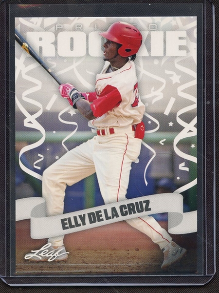 2023 LEAF PRIZED ROOKIE 01 ELLY DA LA CRUZ