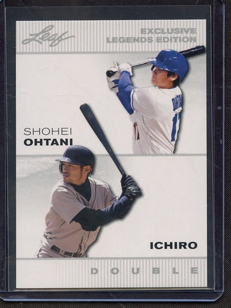 2023 LEAF EXCLUSIVE LEGENDS SHOHEI OHTANI ICHIRO