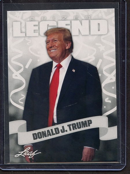 2023 LEAF PRIZED LEGEND 05 DONALD J TRUMP