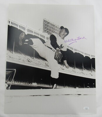 Whitey Ford Signed Auto Autograph 16x20 Photo JSA COA